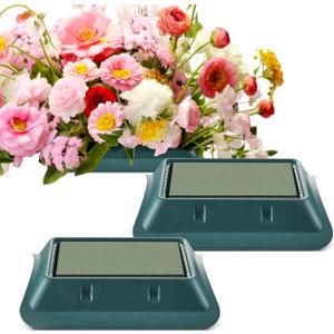 Jingmore 3 Pcs Plastic Floral Casket Saddle 2.75'' x 11.25'' x 12.75'' with 3 Floral Foam Blocks Casket Spray Funeral Flowers for Funeral Arrangements Craft Cemetery Decor Honoring a Life Home