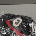 Halloween Costume Accessories Men Set Include Black Hat Beanie Cap Sunglasses Transparent Lens Glasses Fake Beard Blue Particles for Cosplay Party