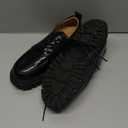 Oxford Shoes for Women Patent Leather Shoe Women's Platform Oxford Shining Lace-Up Chunky Round Toe Non-Slip Business Casual Comfortable Dressy Office Work Ladies Shoes (8, Black2)