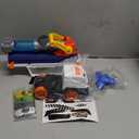 Transport Truck Toys for Kid Boys 3-5, EVA Ball Launcher Car Toys for Kids, Garage Car Toys with Light & Sound, Shooting Toy Sets, Christmas Birthday Gifts for Kid Boys Age 3 4 5 6