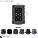 6 PCS Unisex Neck Warmer, Seamless Tube Balaclava, Face Cover, Cycling Mask, Ski Snood, Multifunctional Headwear, Neck Gaiter (Multicolor)