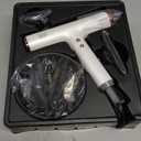 Quico Hair Blow Dryer, 1875W High-Speed BLDC Professional 110000 RPM Quiet Hair Dryer with Diffuser, 7X Faster Salon Blow Dryers for women, Adjustable Temp and Speed, Ionic Hair Dryer Home Travel Gift (White)