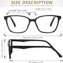 Przene 4 Pack Blue Light Blocking Reading Glasses,Readers for Women and Men with Spring Hinge (Black/Demi Brown/Leopard/Transparent)