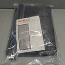 MAGZO Hanging Screen Door, Fits Door Size 36" x 98" (Curtain Size 38'' x 99''), Upgraded Fiberglass Mesh Net with Tension Rod&Hook&Loop (One Piece Can be Installed in 2 Ways), Weighted Bottom, Grey