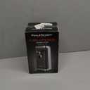 POHL SCHMITT Electric Can Opener, Easy Push Down Lever, Knife Sharpener, Bottle Opener & Built-In Cord Storage, Opens All Standard-Size and Pop-Top Cans, Black