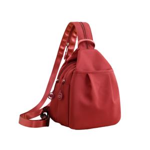 Stylish Crossbody Bag for Women, Anti-Theft Chest Bag 2-in-1 Convertible Shoulder & Backpack, Minimalist Versatile Oxford Shoulder Bag for Travel, Commuting and Outdoor Activities,Khaki
