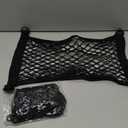 RED WOLF 2 Pcs Small Cargo Net Pocket Elastic Mesh Netting Car Mesh Pouch for Trunk RV Boats Home Cargo Storage with Screws and Hooks (17.7'' x 9.8'')