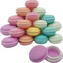 RONYOUNG 30PCS Mini Macaron Jewelry and Pill Storage Box Containers Macaron Mini Storage Case Jewelry Box Case Container Earring Travel Organizer