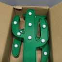 Extra Large - 2 Pack LED Cactus Light Cinco de Mayo Decorations 10 x 5.5 Inch Cactus Decor Mexican Fiesta Party Decorations Cute Night Lamp for Table Kids' Room Bedroom Living Room Gift Party Home