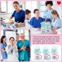 Baderke 6 Set Employee Appreciation Gifts Include Thank You Staff Mug Gift Set 12 oz Appreciation Mugs Inspirational Pens Tags for Employee Staff Team Group (Pink Blue,Nurse-1)