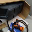 Giraffe Tools Retractable Garden Hose Reel 1/2 Inch x 155 with 5 ft Leader Hose, Heavy Duty, Any Length Lock, Slow Return System, Wall Mounted and 180 Deg Swivel Bracket