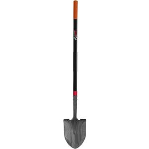 Heavy Duty Round Point Digging Shovel with Long Fiberglass Handle Garden Shovels Spade for Digging,Planting, Transplanting,58 inches