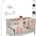 Upgraded Universal Baby Monitor Floor Stand Holder for VTech New VM901, VM928HD, VM5463, VM819, VM919HD Cameras, Stable Silent Base, Height Adjustable, Easy Assembly, No Tools or Wall Damage