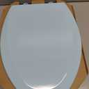 Bemis 1500EC 464 Dresden Blue Elongated Molded Wood Toilet Seat with Easy-Clean & Change Hinge, 1 Pack