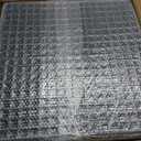 5 Pcs 23.6 x 23.6 in Heavy Duty Ground Protection Mats Drive on Lawn Grid, Heavy Weight Drain Grate Interlocking Non-Slip Floor Mat, 6613 lb Load for Gravel Grid Permeable Pavers