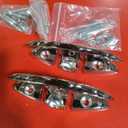 Folding Boat Cleats 5" 6" 316 Stainless Steel Flip up Dock Cleats Marine Grade Rope Cleat for Deck, Yacht with Fasteners