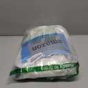 River Dream Extra-Long Shower Curtain with Snap in Liner,No Hooks Needed Shower Curtain for Bathroom,Hotel Grade,Machine Washable,71" W86" H,White,with Black Stripe and Magnets