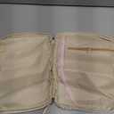 Ladies Portable Quilted Bag with Multiple Pockets and Cotton Carry Handle (Pink Flowers)