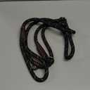 Fida Durable Slip Lead Dog Leash, 6 FT x 1/2" Heavy Duty Dog Loop Leashes, Comfortable Strong Rope Slip Leash for Large Medium Dogs, No Pull Pet Training Lead with Highly Reflective(1/2", Black)