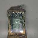 TomCare Solar Lights Metal Flickering Flame Solar Lantern Outdoor Hanging Lanterns Lighting Heavy Duty Solar Powered Waterproof Umbrella LED Flame Lights for Garden Patio Pathway Deck Yard, Bronze