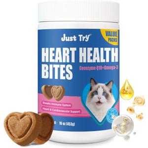 Just Try CoQ10 & Taurine Cat Treats, 16 OZ