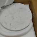 Creative Co-Op Marble Lazy Susan, White