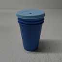  Little Table 17 oz Tumbler with Lid and Straw- Blue, 12 pc