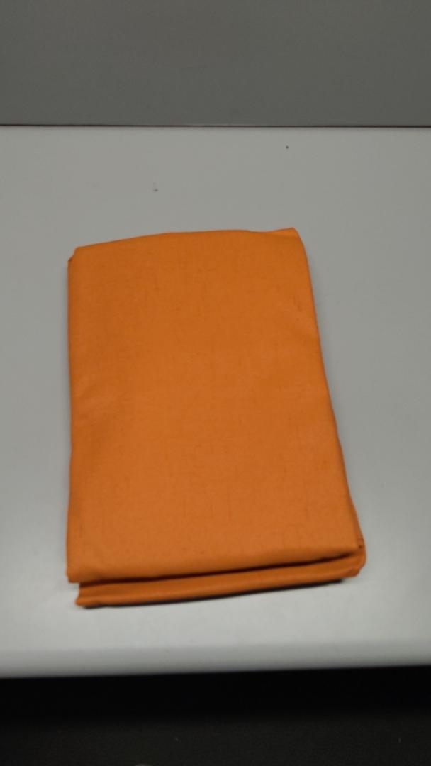 H.VERSAILTEX 100% Blackout Curtains for Bedroom Thermal Insulated Linen Textured Curtains Heat and Full Light Blocking Drapes Living Room Curtains 2 Panel Sets, Orange, 52x63 Inch