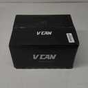 VCAN Cruiser Intricate Butterfly Motorcycle Half Helmet (X-Small, Gloss Black Butterfly)