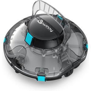 (2025 Upgrade) Cordless Robotic Pool Cleaner, Lasts 80 Min, Automatic Vacuum for Above-Ground Pools up to 645 Sq.ft,Portable, Self-Parking,Light Black (2025 Upgrade) Cordless Robotic Pool Cleaner, Lasts 80 Min, Automatic Vacuum for Above-Ground Pools up to 645 Sq.ft,Portable, Self-Parking,Light Black