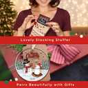 3 x Smores Ornaments, Snowman Ornaments - Cute Smores Ornament for Christmas Tree - Marshmallow Gifts for Snowmen Lovers, S'Mores Themed Gifts - Acrylic Snowman Ornament 2025