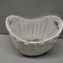 4L Double-Layer Ice Bucket with Handle Hole(Plastic-White)