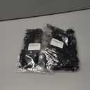 2 x 100Pcs Nylon Universal Cable Tie Buckle,Heavy Duty Self-Locking Zip Ties Holder,Multipurpose Plastic Cable Ties Tool,UV-Resistant Fasteners for Car Fender Trunk Repair,Home&Car Daily Repair