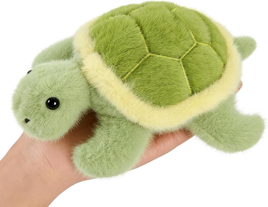 PEACH CAT Sea Turtle Stuffed Animal Cute Plushies Small Plush Toys Birthday Gifts for Girls Boys Kids