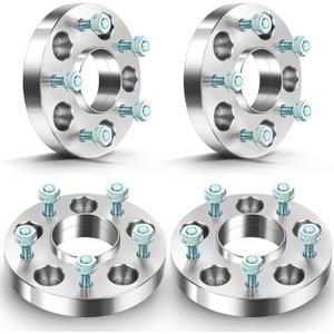 OCPTY 5x4.75 to 5x4.75 Wheel Spacers 1 inch HUBCENTRIC 5x120.65 spacers 5 Lug with 7/16 Studs fit 1973-1981 for for Regal 1967-1980 for Impala 4PCS