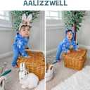 Aalizzwell Newborn Baby Boys Girls Easter Romper, Size 52