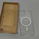 RhinoShield Clear Case Compatible with Magsafe for iPhone 16e | Superior Magnetic, Advanced Yellowing Resistance, Crystal Clear, Protective and Customizable Clear Phone Case - Black Camera Ring