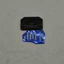 1 Pack Blue Non-Slip Car Pedal Pad Kit, Premium Aluminum Alloy Brake Pedals Covers, Gas Pedal Covers, Suitable for Most Cars, SUVs