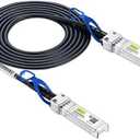 10GTEK 25G SFP28 SFP+ DAC Cable - 25GBASE-CR SFP28 to SFP28 Passive Direct Attach Copper Twinax Cable for Cisco SFP-H25GB-CU2M, Ubiquiti UC-DAC-SFP28, Supermicro and More, 2-Meter(6.6ft)