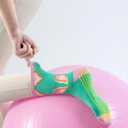 Non-Slip Pilates Socks for Women with Grips  Barre, Yoga, Workout, Studio Grip Socks  Toeless, Breathable, Anti-Skid (One Size, Watermelon)