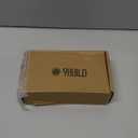 10 Pack 1 Inch White Marble Kitchen Knobs - Zinc Alloy Square Knobs for Cabinets and Furniture (Type-2)