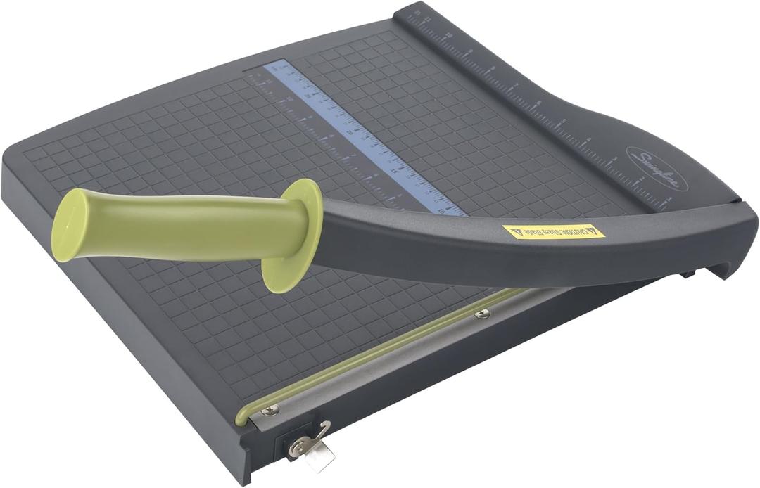 Swingline Paper Cutter, Guillotine Trimmer, 12" Cut Length, 10 Sheet Capacity, ClassicCut Lite (9312)