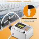Liquid Filling Machine 2-118 Oz Bottle Filler Machine with Anti-Dripping Nozzle Diaphragm Pump Digital Control for Cosmetic Water, Wine, Makeup Remover GFK-160A