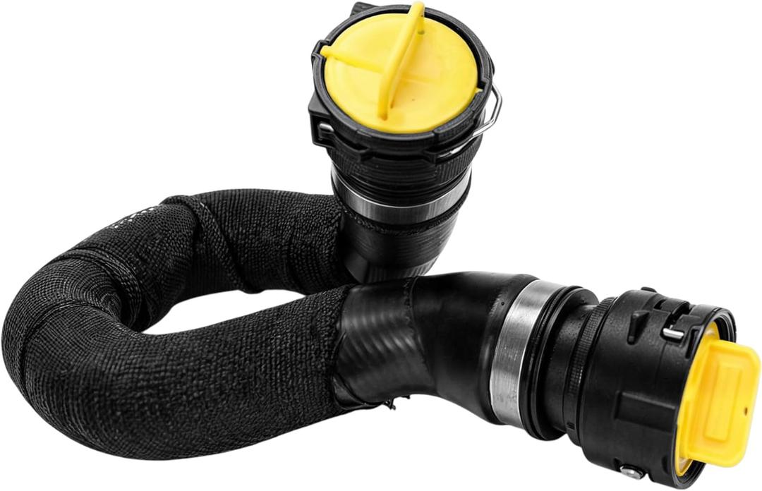 Radiator Hose Compatible with Audi A6 2006-2011 3.0L/3.2L Upper, Fit for Audi A6 Quattro 2005-2009, Replacement Radiator Upper Coolant Water Hose 4F0121101F New