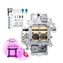 BR-67201 Carburetor Fit for Holley Quick Fuel 850 CFM 4 Barrel 4150 Double Pumper Mechanical Carburetor Replace # BR67201 (850 CFM)