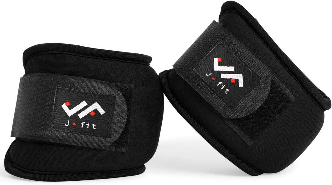 JFIT Wrist Weight Pair  Set of 2, Wrist Straps for Fitness, Walking, Workout  Multiple Size and Weight Options  Comfortable, Breathable, Moisture Absorbent Weight Straps for Men and Women