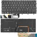 Replacement Keyboard for Dell XPS 13 9380 9370 9305 7390 Series Laptop, XPS 13 9380 9370 9305 P82G Laptop Keyboard with Backlit US Layout