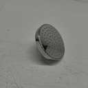 BRIGHT SHOWERS High Pressure Shower Head, 6 Inch Rain Shower Head, 2 Spray Settings Rainfall Shower Heads, Adjustable Angle Replacement Bathroom Showerhead, Easy Installation Polished Chrome (2.5 GPM)