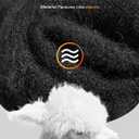 TRENDOUX Winter Gloves For Men Women, Cold Weather Warm Touchscreen Glove Unisex, Non-slip, Elastic Cuff, Knit Stretchy (Large, Black)