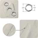 72" x 96" Solid Thicken Thermal Insulated 90% Blackout Curtain Panels for Living Room, Grommet top Light Blocking Draperies for Guest Room, Beige 72" W x 96" L (One Panel)